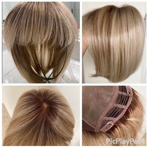 NWOT Wiglet, synthetic hair, length approx. 10-12”